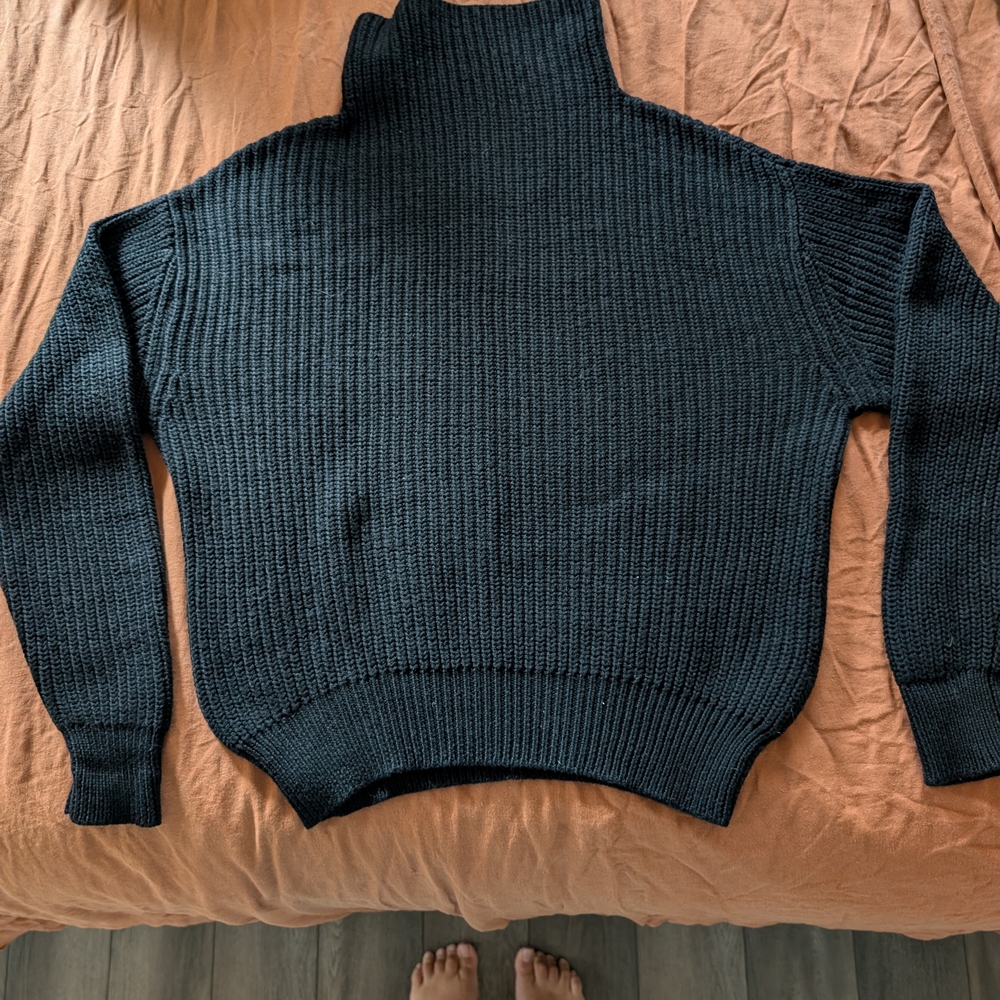 Wilfred Black Knit Sweater